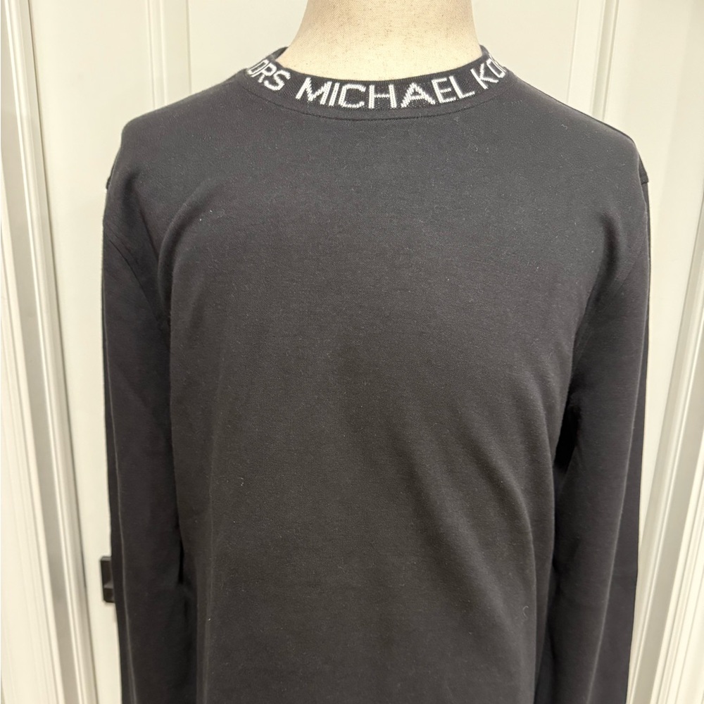Michael Kors Black Long Sleeve Tee